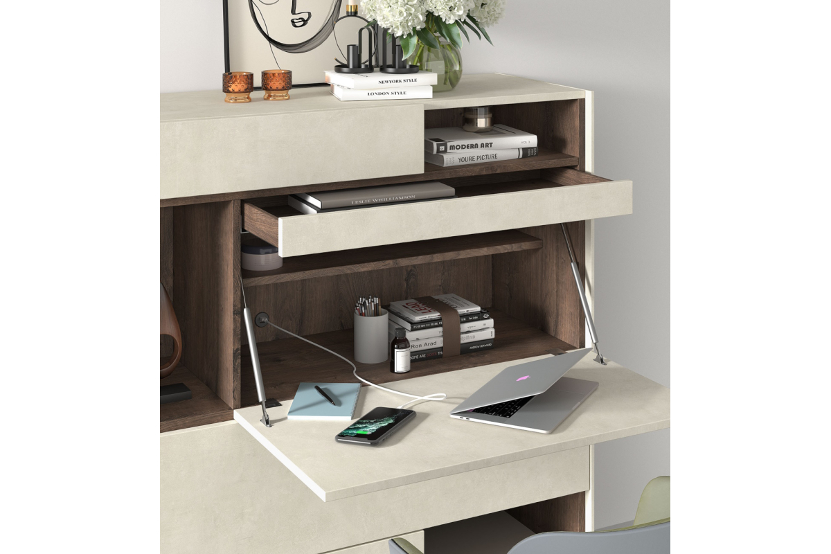 Detalle mueble de comedor moderno de Kazzano colección New Royal 14