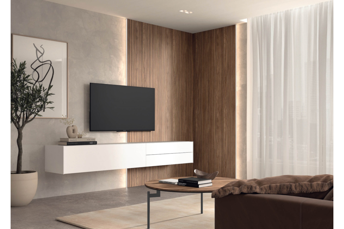 Mueble de TV moderno de comedor Kazzano colección New Royal 207