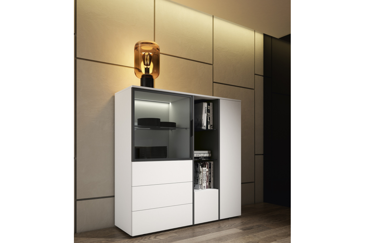 Mueble aparador moderno de comedor de Bocubi Mobiliario colección Ilusion Brave 10