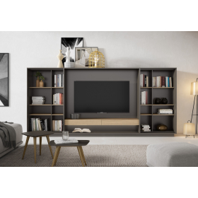 Mueble comedor librería moderno de A Brito colección Ideas 708