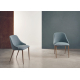 Silla tapizada moderna de comedor modelo Luz de Funcional Mobiliario Altair