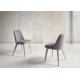 Silla tapizada moderna de comedor modelo Regina de Funcional Mobiliario Altair