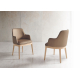 Sillón tapizado moderno de comedor modelo Moon de Funcional Mobiliario Altair