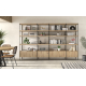 Mueble librería o estantería moderna de Kazzano colección New Royal 103