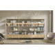 Mueble librería o estantería moderna de Kazzano colección New Royal 105