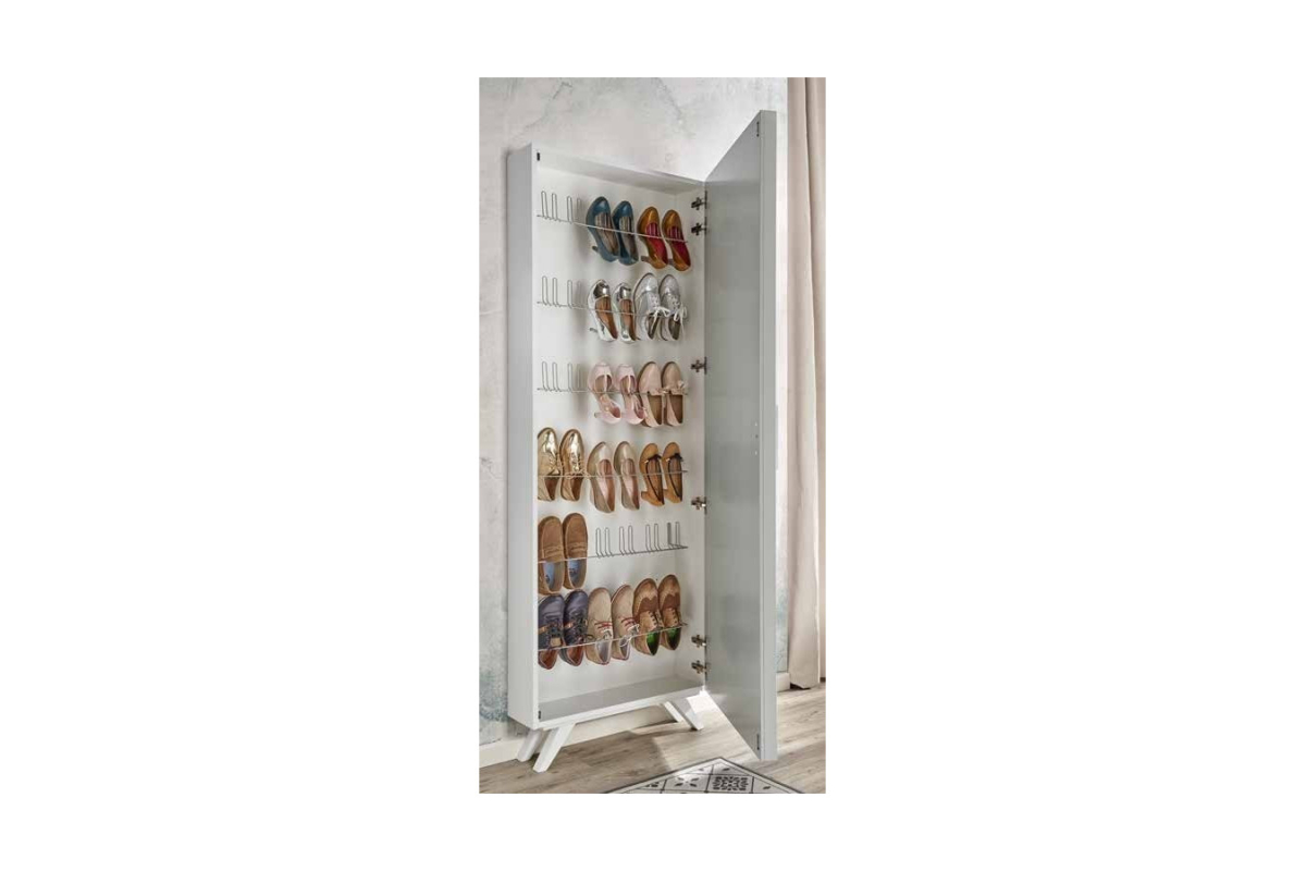Mueble zapatero moderno de diseño modelo C2011 de la firma Disemobel en Valencia