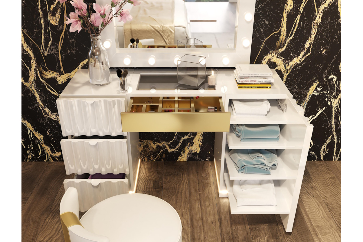 Detalle mueble tocador de Franco Furniture Eclipse 09 ref. 42543