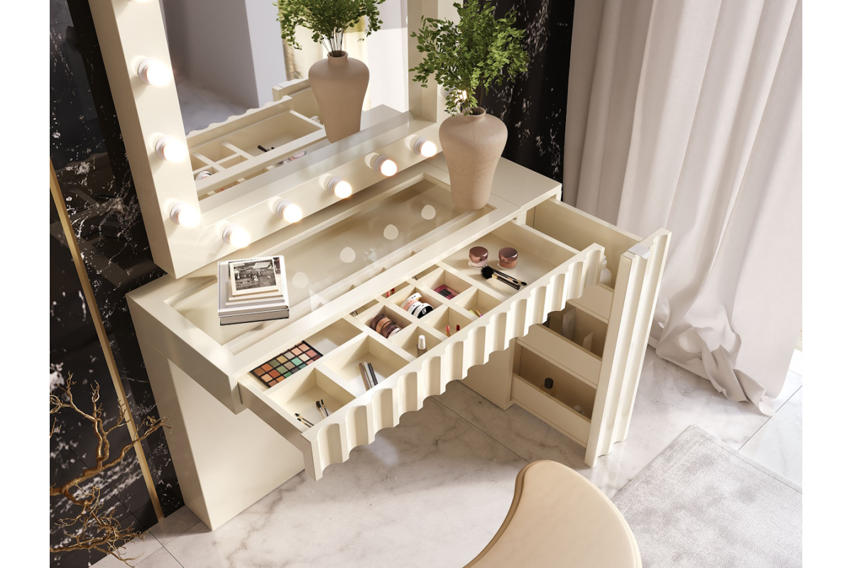 Detalle mueble tocador de Franco Furniture Eclipse 18 ref. 42536