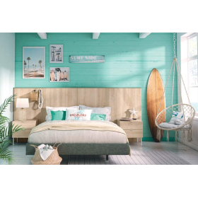 Dormitorio juvenil 23 moderno con cama de 150cm de Ros