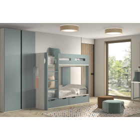 Dormitorio juvenil litera de Glicerio F-203