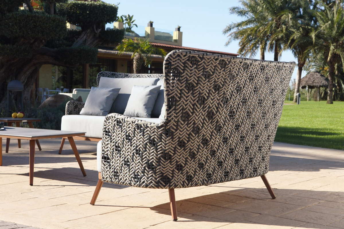 Sofá de tres plazas de jardín modelo Florencia 243 de la firma Arkimueble