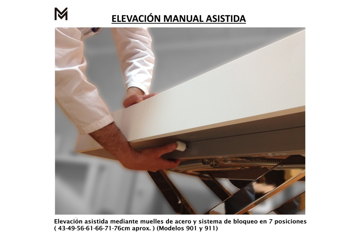 Mesa de centro elevable convertible a mesa de comedor modelo activa 901 de Indesan