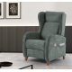 Sillón Orejero clásico de relax apertura  manual o eléctrica modelo Alexa de Mopal Tapizados
