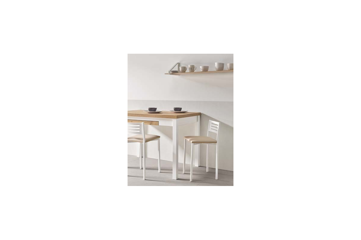 Mesa cocina extensible laminado modelo Nube de Velasco