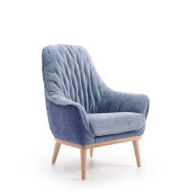 Sillón butaca con diseño moderno modelo Moli Desenfundable de Reyes Ordoñez