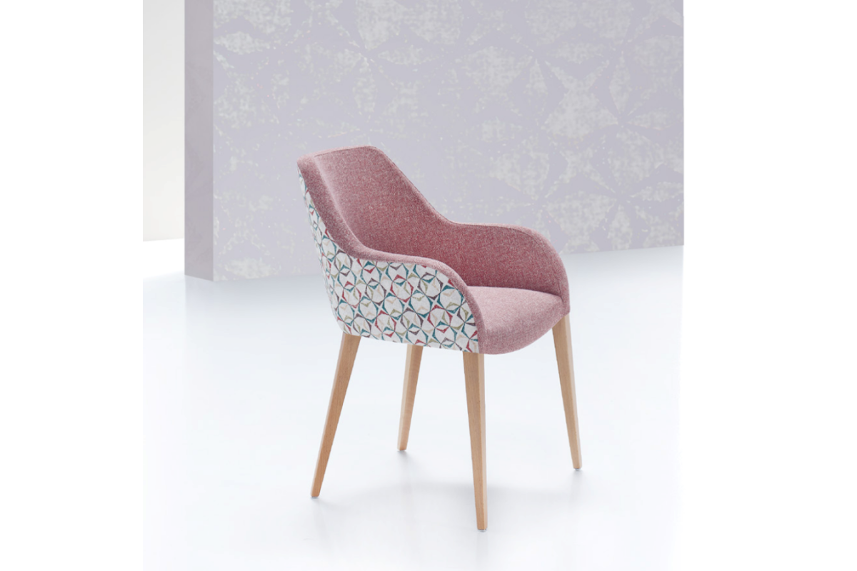 Sillón comedor con diseño moderno modelo Miró de Modesto Navarro