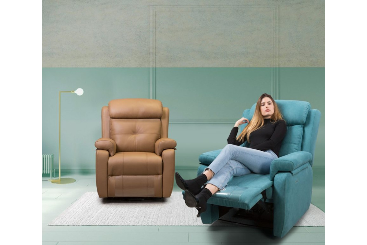 Sillones de relax con diseño contemporáneo modelo César apertura manual o eléctrica de Pedro Ortiz