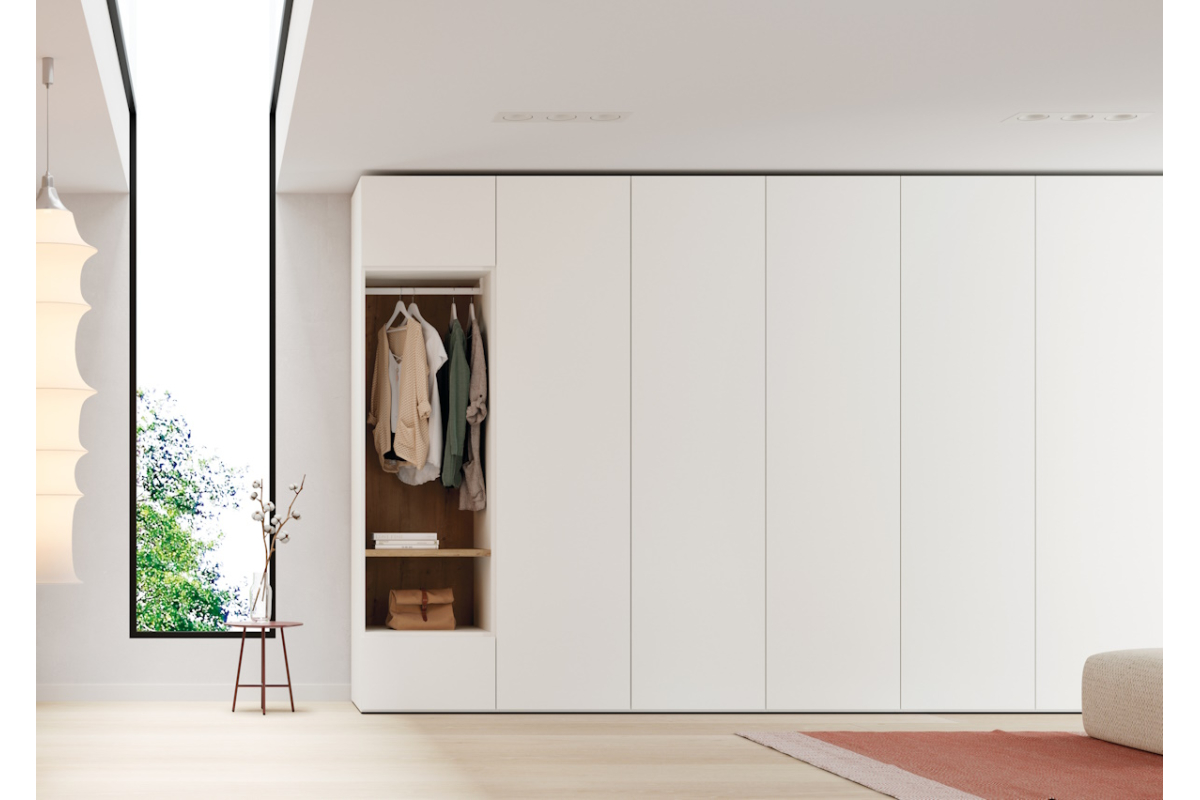 Armario de puertas batientes con estilo moderno de JJP modelo next 01