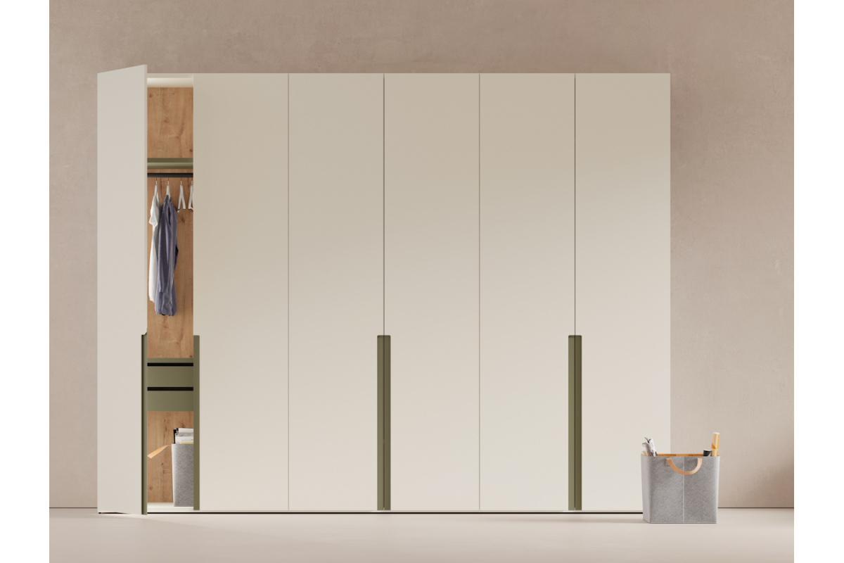 Armario de puertas batientes con estilo moderno de JJP modelo next 03