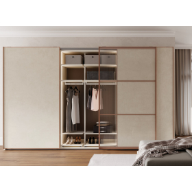 Armario de puertas correderas con diseño moderno de JJP modelo next 35