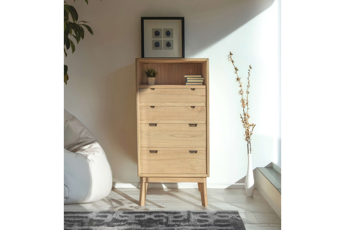 Cómoda con estilo minimalista modelo Scandi de Moycor