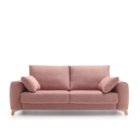 Sofá cama con diseño moderno modelo Wanda con apertura italiana de Reyes Ordoñez
